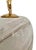 Italian Handblown Faux Alabaster Glass Pendant With Brass Chain and Fittings For Sale In Richmond - Image 6 of 18