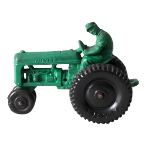Vintage Auburn Rubber Toy Co Toy Tractor