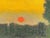 An exceptional early 20th C. American Painting Original oil on canvas - Luminist style sunset landscape across a stream...