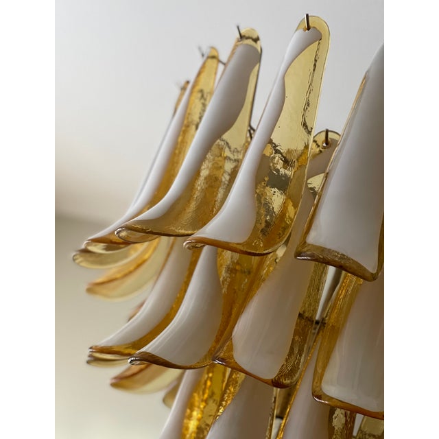 Small Amber Murano Glass Flamingo Chandeliers, Set of 3 For Sale - Image 5 of 10