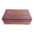 Mid 20th Century Burmese Lacquerware Decorative Box, Hand-Painted Zodiac/Mythical Animal Motif, Large Scale For Sale