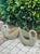 Late 20th Century Stone & Pebbles Swan Planters - A Pair For Sale - Image 10 of 12