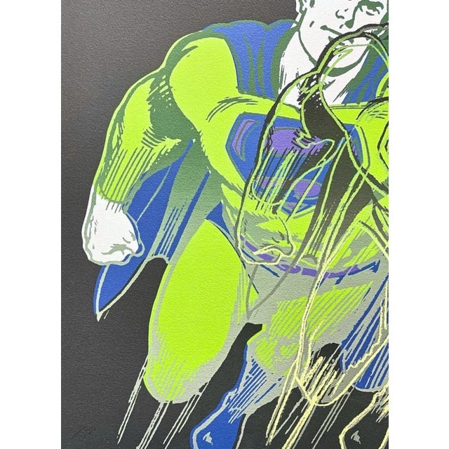 After Andy Warhol, Superman Light Green, 1980s, Print For Sale - Image 3 of 6
