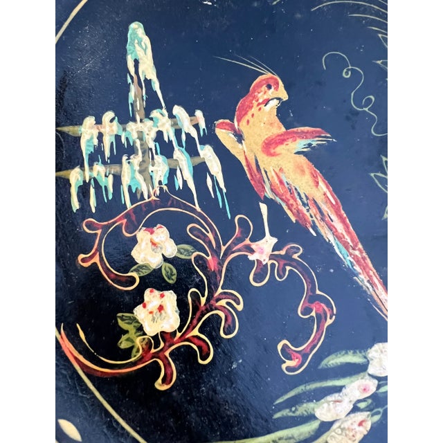 Up for consideration is a beautiful hand painted Asian style decorative plate. This would be a perfect piece to have in...