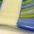 Vintage Fused Rectangular Wavy Striped Art Glass Plate Tray For Sale - Image 9 of 12