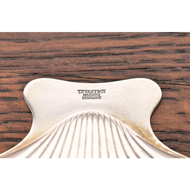 Tiffany & Co. Sterling Silver Shell Form Salt Cellars or Nut Bowls, Set of Six For Sale - Image 9 of 11