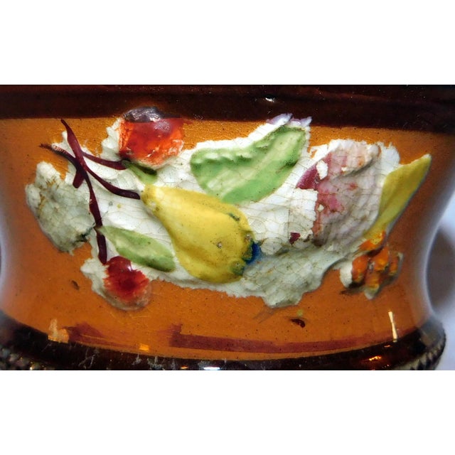 Mid 19th Century Antique Mid 19th Century Copper Lustre Bowl For Sale - Image 5 of 8