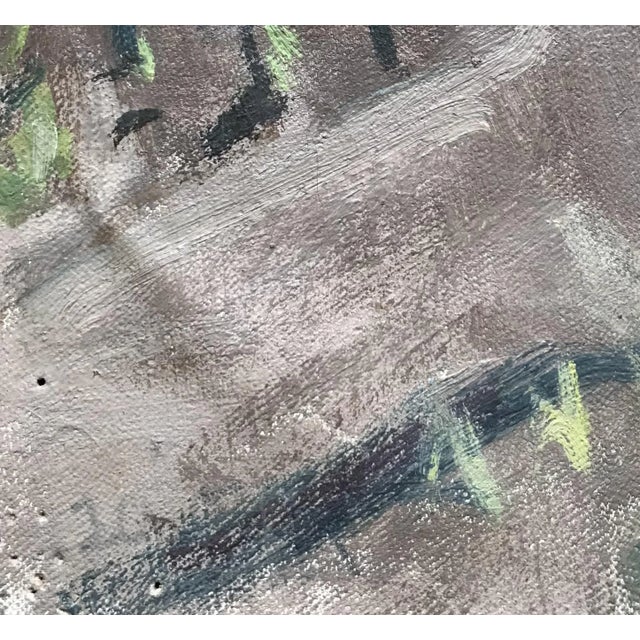 Isaac Charles Goetz, Le Tunnel, 1938, Oil on Canvas For Sale - Image 3 of 8