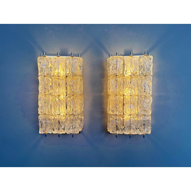 Glass Wall Lamps by Barovier & Toso, Italy, 1960s, Set of 2, in Very Good conditions. Designed 1960 to 1969 I have...
