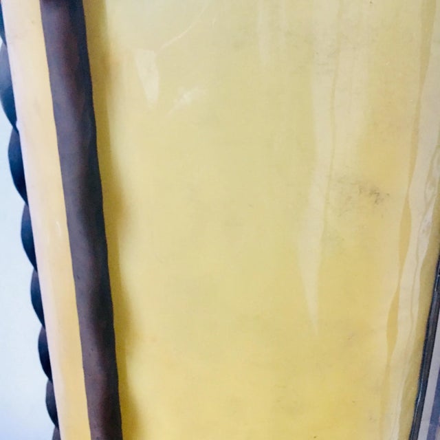 Bronze 57” Antique Gothic Revival Lantern Light Fixture For Sale - Image 8 of 13