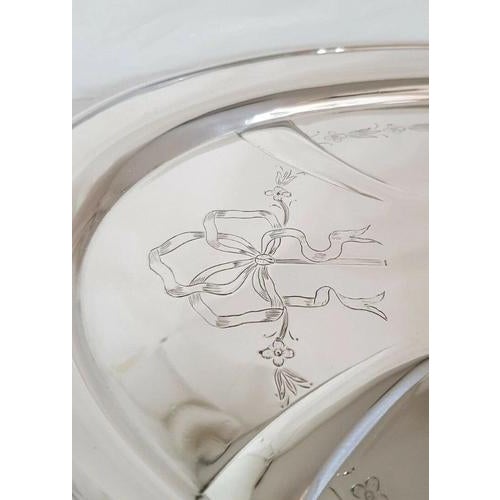 Antique George V Sterling Silver Dressing Table Tray, 1915 For Sale - Image 9 of 13