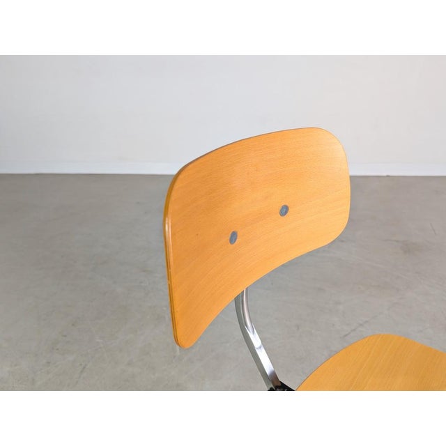 Wood Kevi Design Office Chair in Wood by Jørgen Rasmussen for Fritz Hansen For Sale - Image 7 of 13