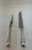 1980s 1980s Silver Pair Carving Set, Carving Fork & Carving Knife, Feather Edge. For Sale - Image 5 of 14