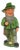 Vintage Clay Garden Gnome by Balzer & Bock, 1960s For Sale