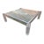 Vintage Mid Century Modern Lucite Glass Top Coffee Cocktail Table For Sale
