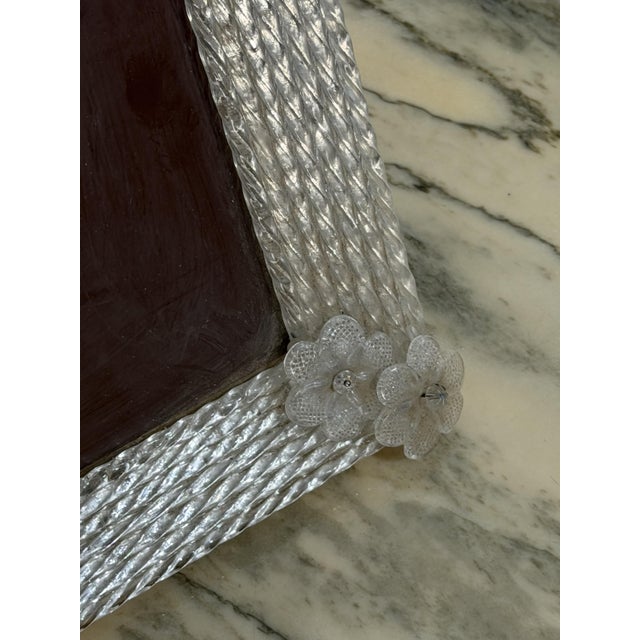 Large Murano Glass Photograph Holder from Vetri Murano, 1960 For Sale - Image 8 of 14