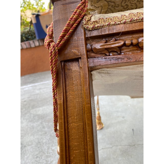 Mid 20th Century Louis XV Fauteuil Chair From Mid Century France For Sale In Monterey, CA - Image 6 of 10