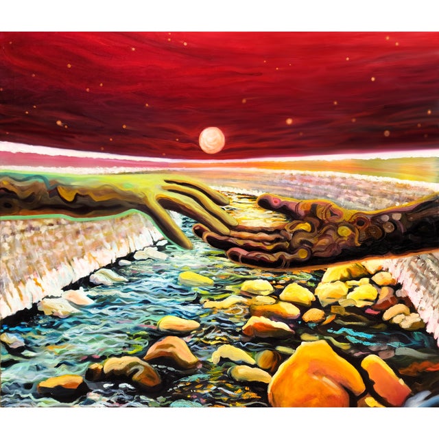 This painting is a manifesto of togetherness, bridging divides across cultures and spaces as a global panacea for the many...