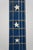 Red Vintage Folk Art Painted American Flag 3/4 Acoustic Guitar Usa For Sale - Image 8 of 16