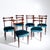 1950s Set of Six Italian Mid-Century Dining Chairs For Sale - Image 5 of 5