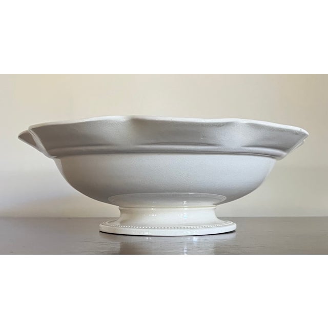 Wedgwood Antique 19th Century Wedgwood Creamware Centerpiece Bowl Circa 1879 For Sale - Image 4 of 11