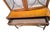 Brown Early 20th Century Sheraton-Style Painted Glass Display Cabinet on Stand – 2 Piece For Sale - Image 8 of 9
