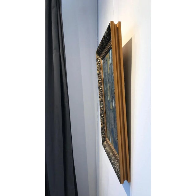 M.R., Abstract Composition, Oil on Canvas For Sale - Image 5 of 8