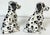 Pair of Italian Hollywood Regency Hand-Painted Pottery Dalmatian Puppies, 1970s For Sale - Image 10 of 18