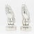 Early 20th Century Antique Georg Jensen Sterling Silver Owl Salt & Pepper Shakers Model No. 36a For Sale - Image 5 of 10
