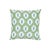 Tribal Schumacher Indio & Presidio Ikat 20" Pillow in Green For Sale - Image 3 of 3