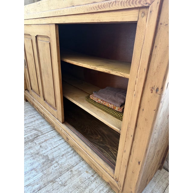 Vintage Sliding Door Sideboard, 1950s For Sale - Image 11 of 18