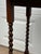 Early 20th Century Antique English Wood Barley Twist Round Side Table For Sale - Image 5 of 9