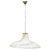Italian Murano Glass Swirl Pendant Light with Brass, 1970s For Sale - Image 12 of 12