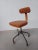 Industrial Office or Workshop Chair Reupholstered in Leather by Harbo Sølvsten, 1940s For Sale - Image 3 of 12