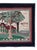 Circa 1930s Cottage Scene Hooked Rug Professionally Mounted for Hanging For Sale - Image 4 of 5