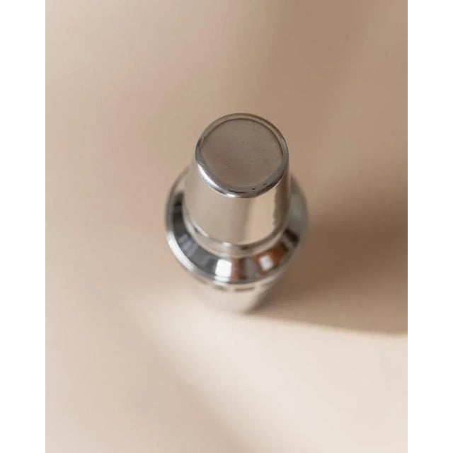 Vintage Geometric Cocktail Mixer in Stainless Steel, Italy, 1980s For Sale - Image 6 of 11