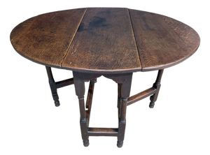 18th Century Oak Gate Leg Table, 1780