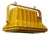 Yellow Cast Iron Clear Glass Airport Light For Sale