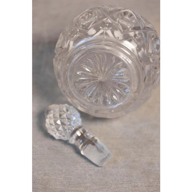 Mid 20th Century Miniature Cut Glass olive oil pitcher For Sale In Atlanta - Image 6 of 7