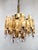 Vintage Pure Brass Chandelier Hanglamp Lamp in Lumica, 1970s For Sale - Image 6 of 6