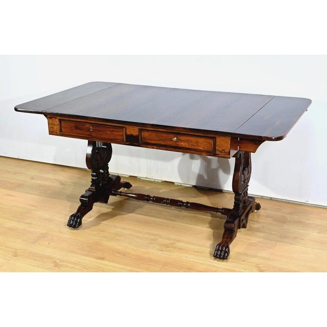 Early 19th Century Office Table with Shutters For Sale - Image 3 of 18