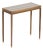 Lala Walnut Bronze Metal Console Table by Reda Amalou Design For Sale