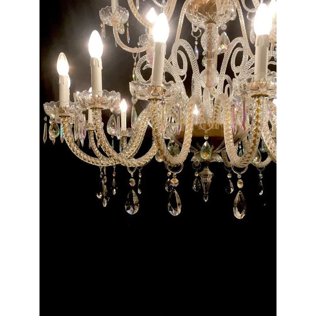 24-Light Chandelier from FG, 1980s For Sale - Image 7 of 12