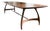 Sculptural Mid-Century Walnut Dining Table For Sale