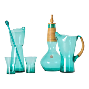 1960s Collection of Glassware by Jacob Bang for Kastrup Glassworks - Set of 6