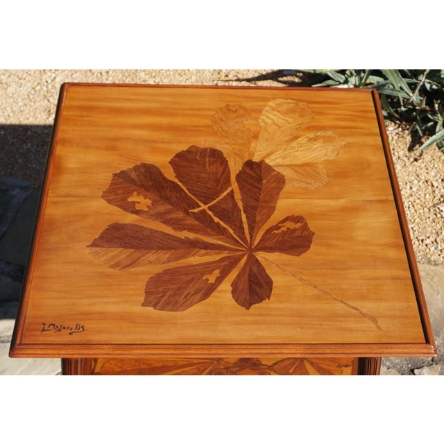 1900 - 1909 Louis Majorelle Signed French Art Nouveau Game Table, Circa 1900 For Sale - Image 5 of 11