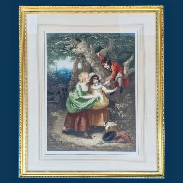 Louis Busiere, Henry Thomson, Summer, 1936, Antiqued Glass & Wood & Paper, Framed For Sale - Image 11 of 11