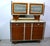 Mid-Century Modern Kitchen Cupboard Angled Shape in Wood and Veneer, 1950s For Sale - Image 6 of 6
