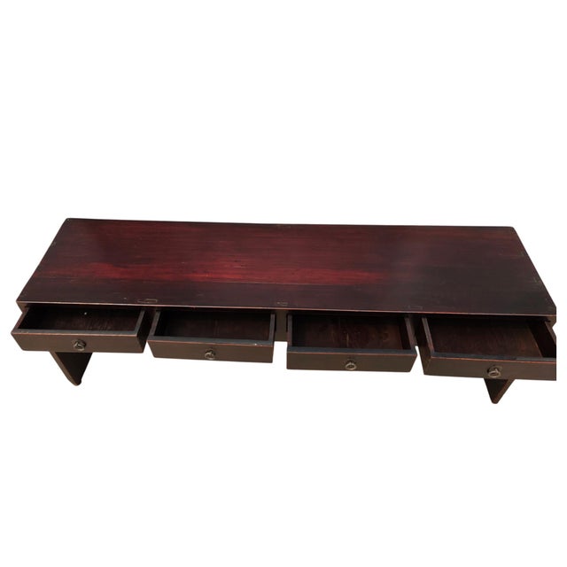 20th Century 4-Drawer Console Table For Sale In Greensboro - Image 6 of 6