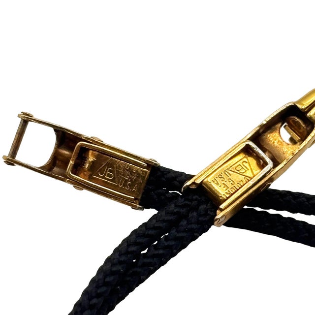 1940s Women's 14k Gold Wristwatch W/ Ruby & Diamond Accents by Jacoby-Bender For Sale - Image 14 of 16